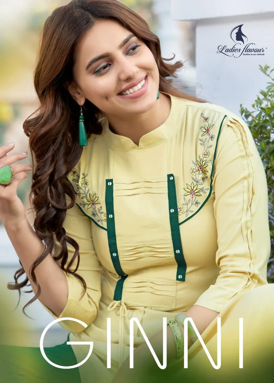 Ladies Flavour Ginni Cotton Designer Casual Wear Salwar Kameez