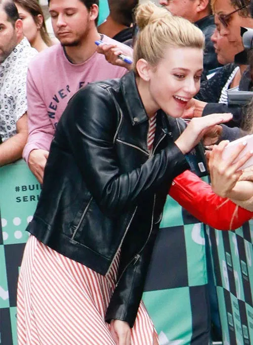 Lili Reinhart Leather Jacket | Women Celebrity Leather Jacket by The Jacket Seller