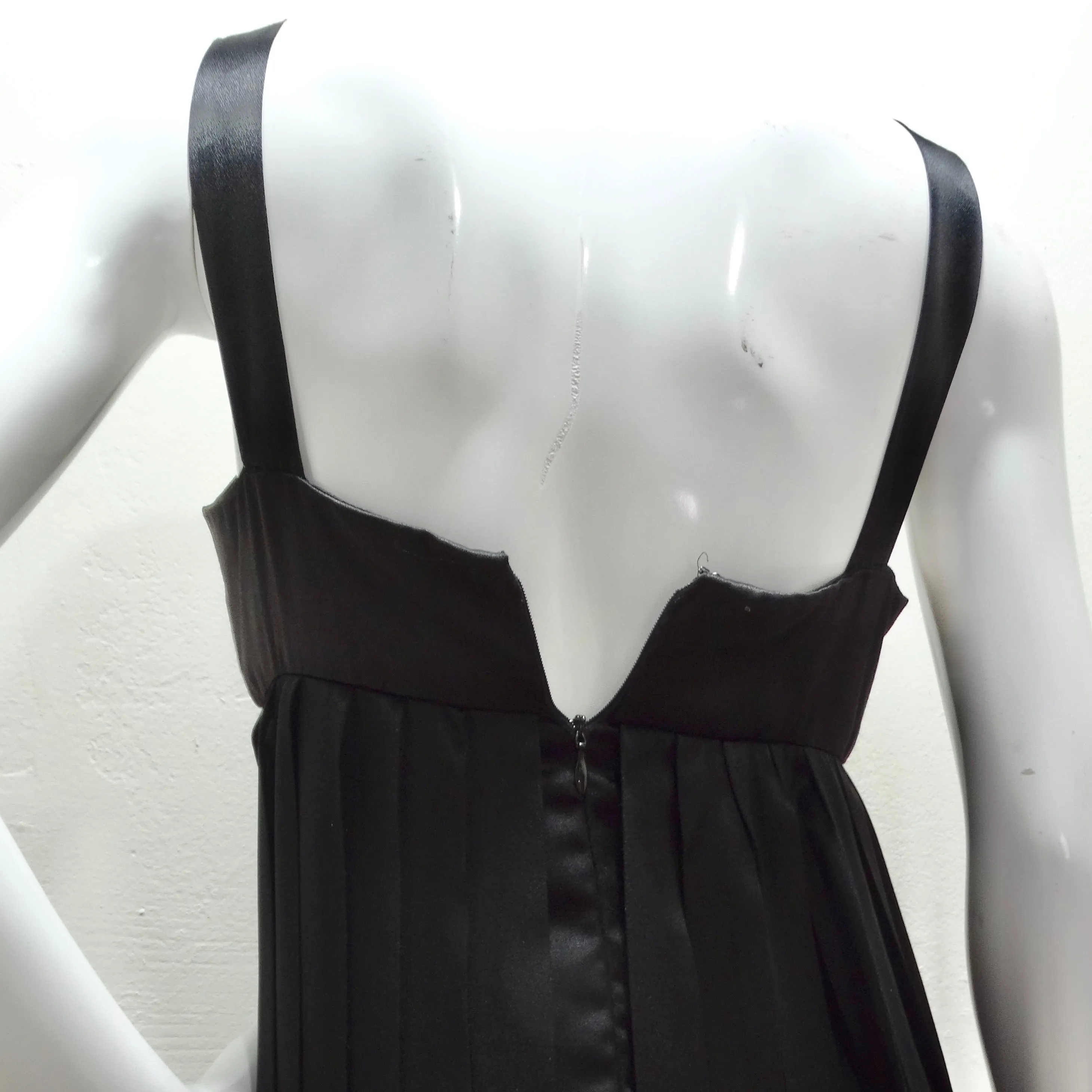 Lillie Rubin 1960s Black Carwash Maxi Dress