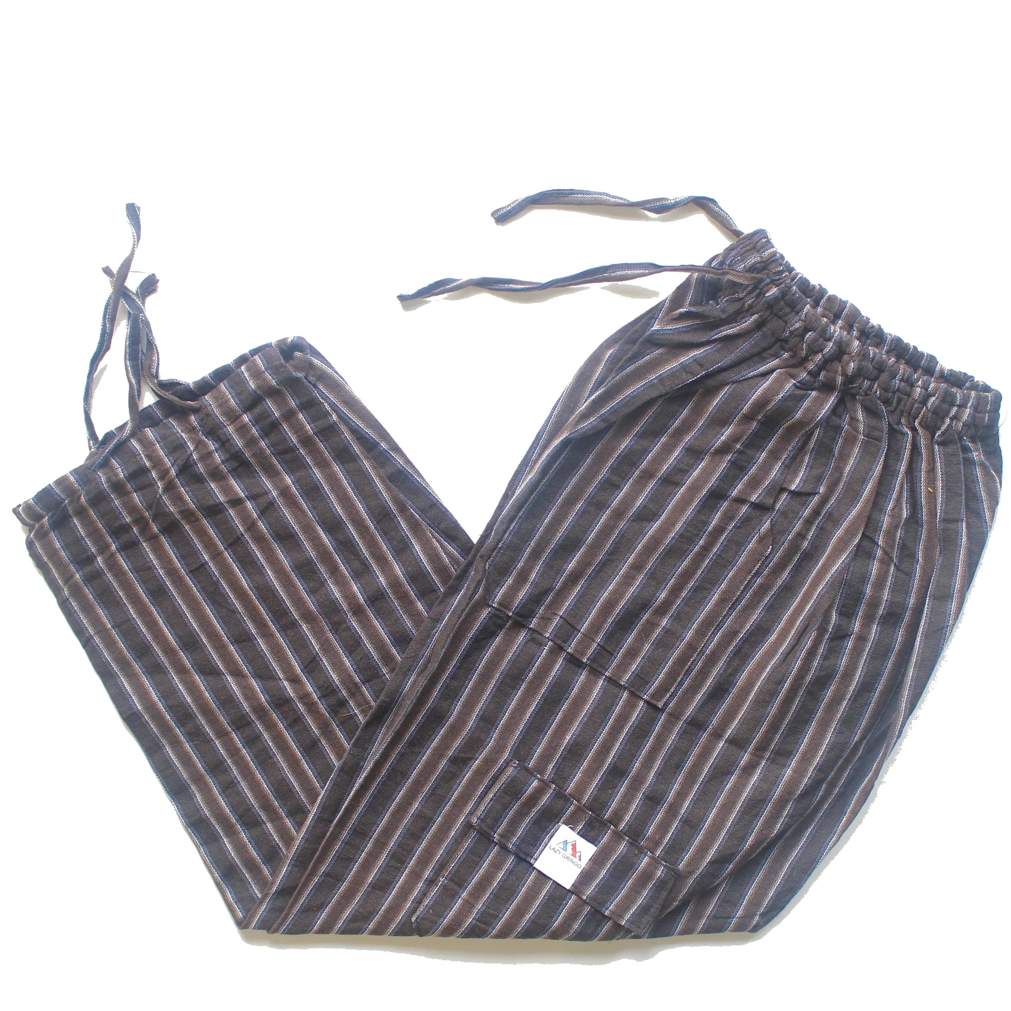 (Medium) Brown and Black with White Stripes 0179