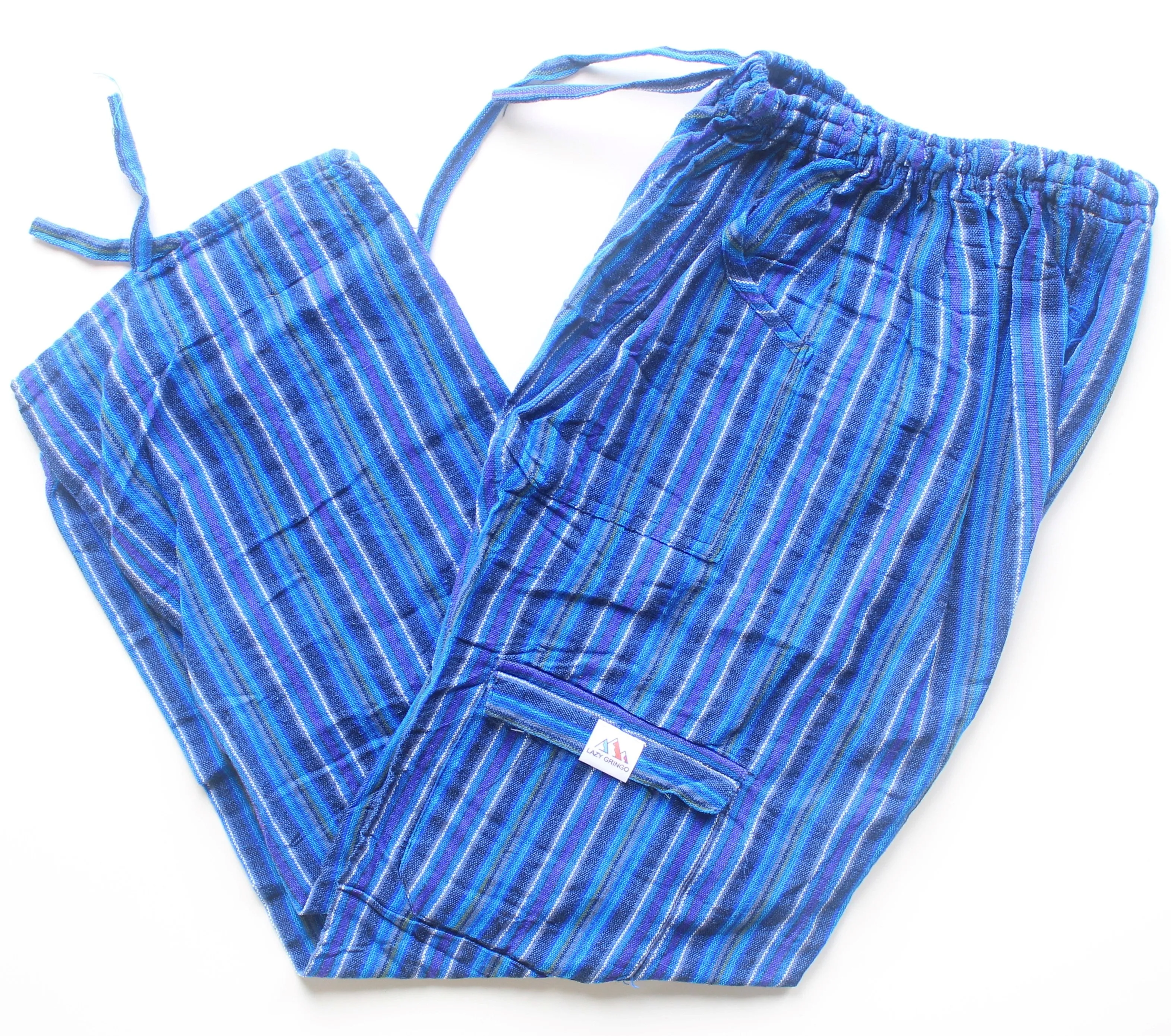 (Medium) Purple with Blue and Black Stripes 0184