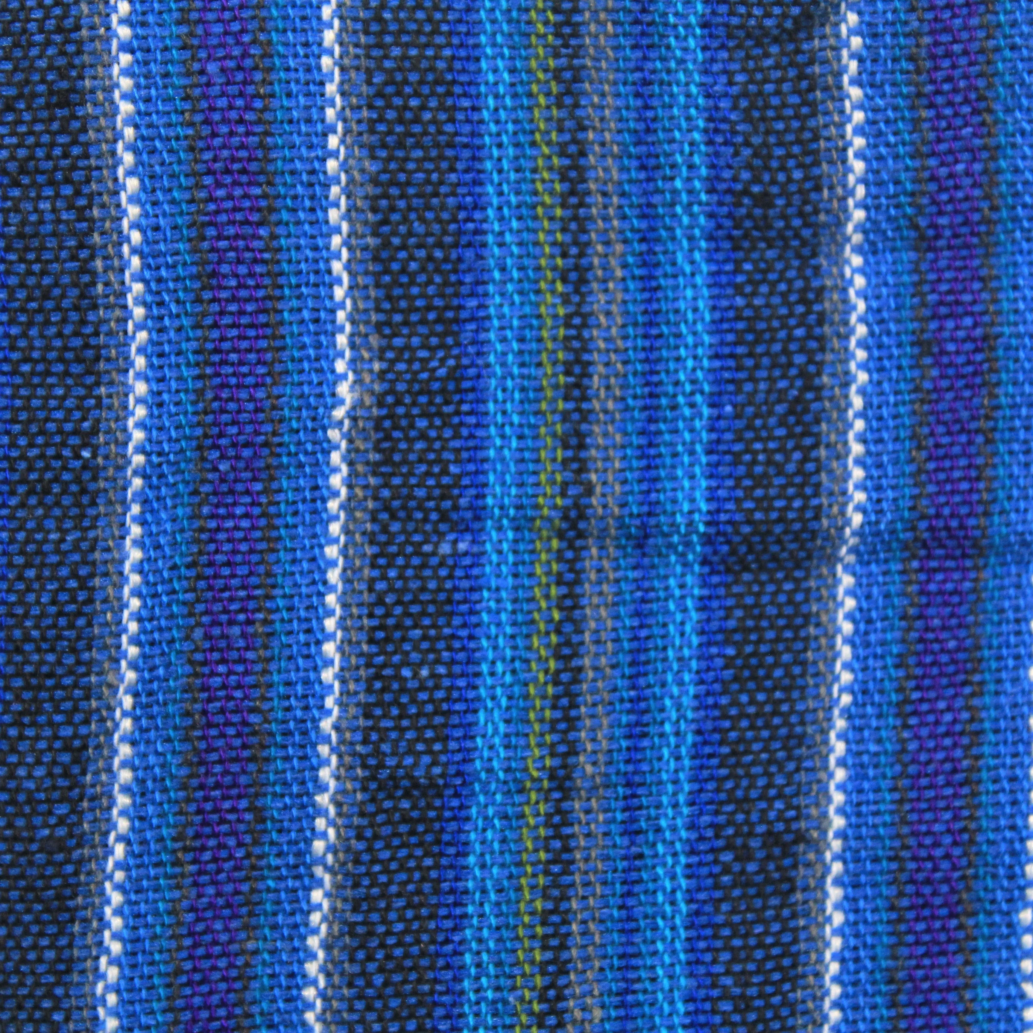 (Medium) Purple with Blue and Black Stripes 0184