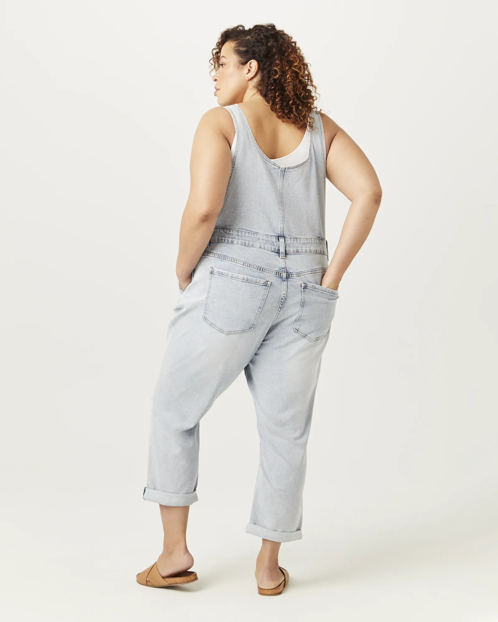 Natali Denim Overalls | Light Wash
