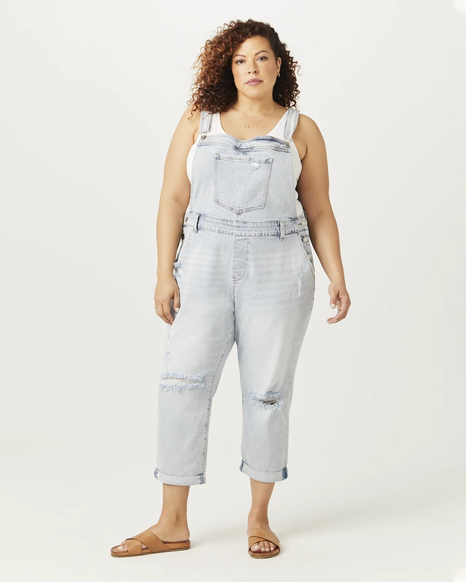 Natali Denim Overalls | Light Wash