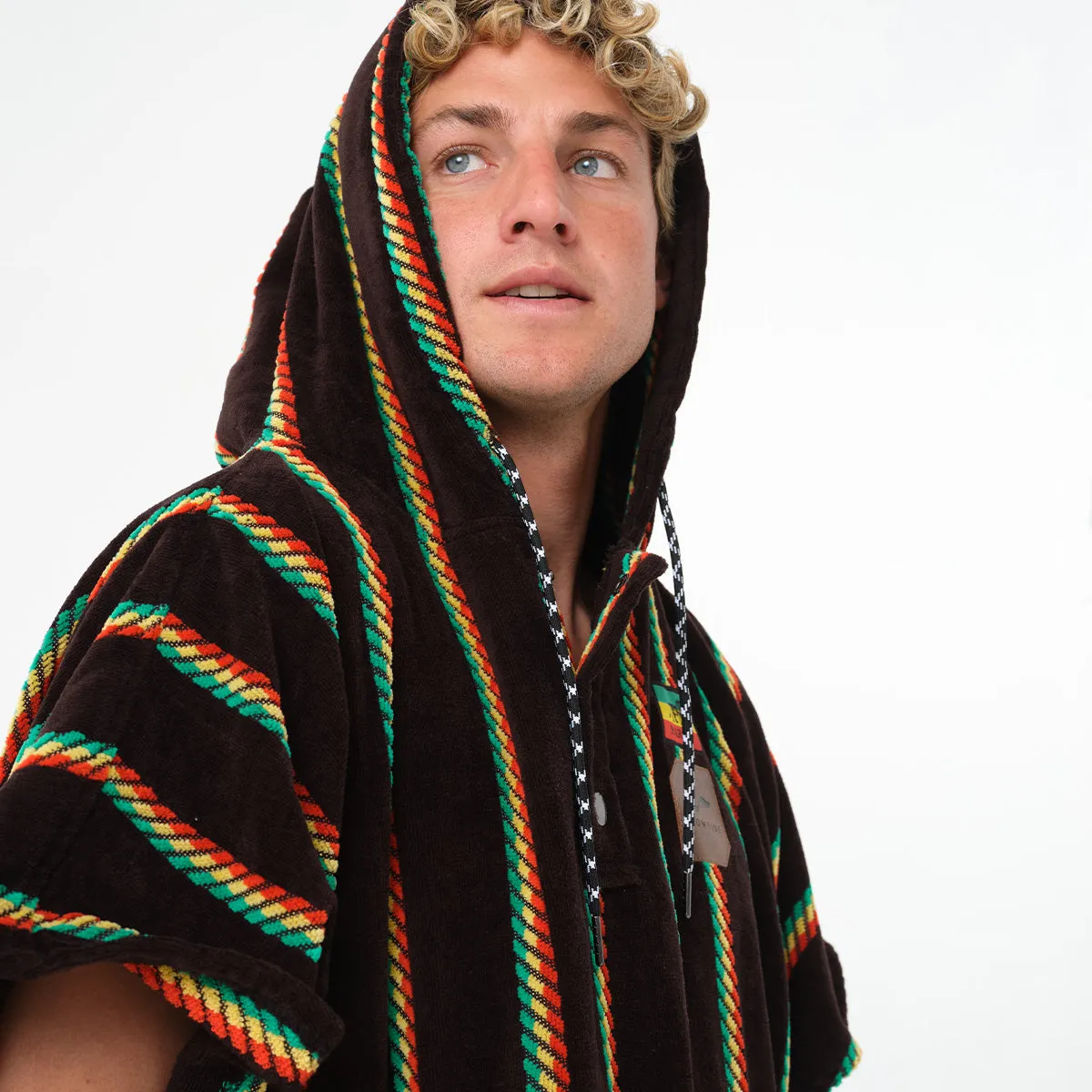Natural Mystic Extra-Warm Poncho | Bob Marley x Slowtide