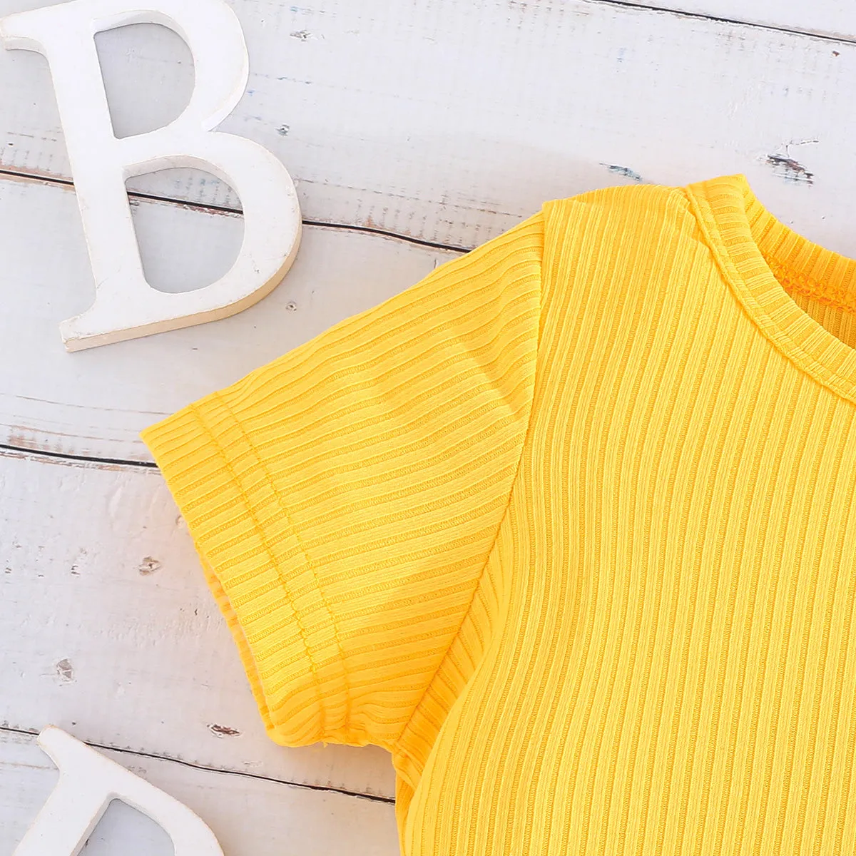 Newborn Boy Short-Sleeve Duck Print Overall Set
