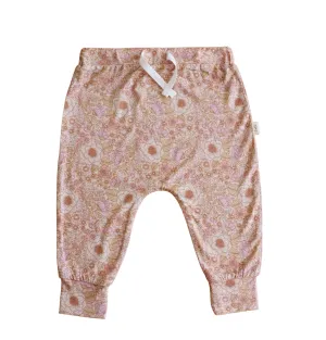 Organic Relaxed Fit Leggings- Bloom Floral