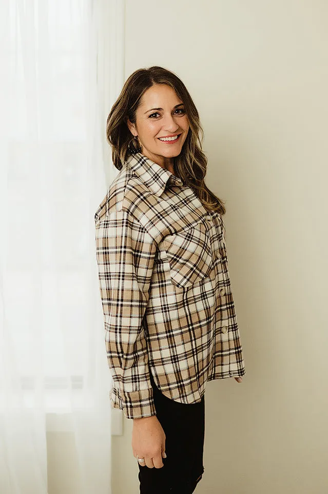 Plaid Oversized Shacket