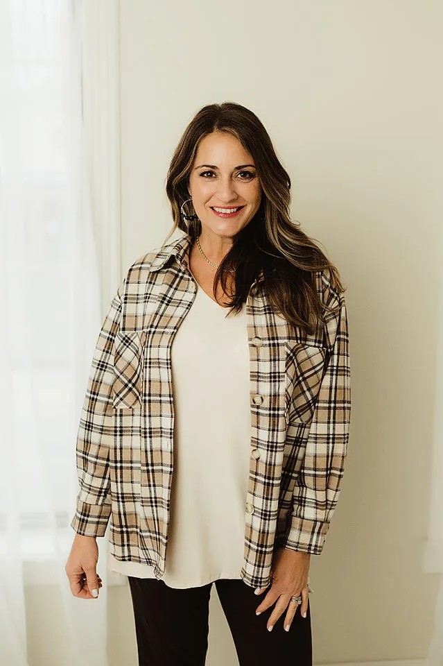 Plaid Oversized Shacket