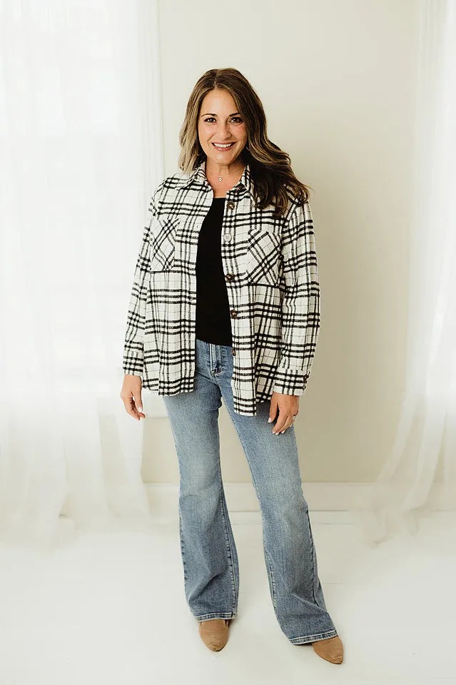 Plaid Oversized Shacket