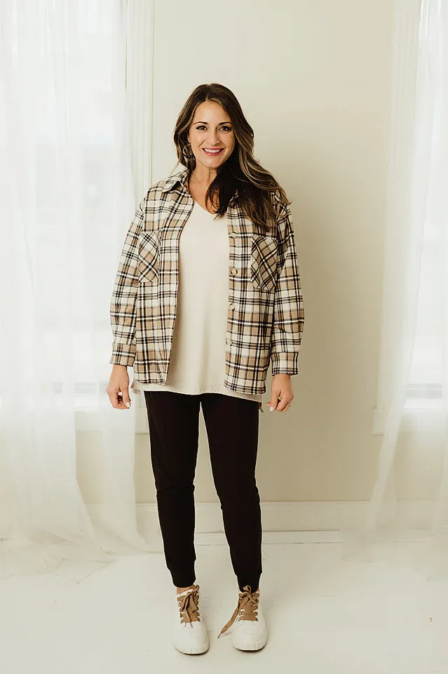 Plaid Oversized Shacket