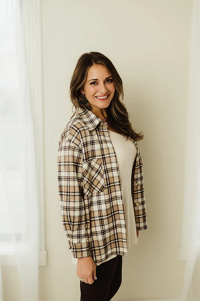 Plaid Oversized Shacket