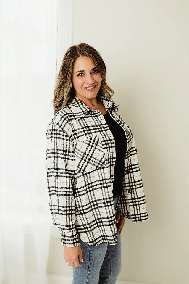 Plaid Oversized Shacket
