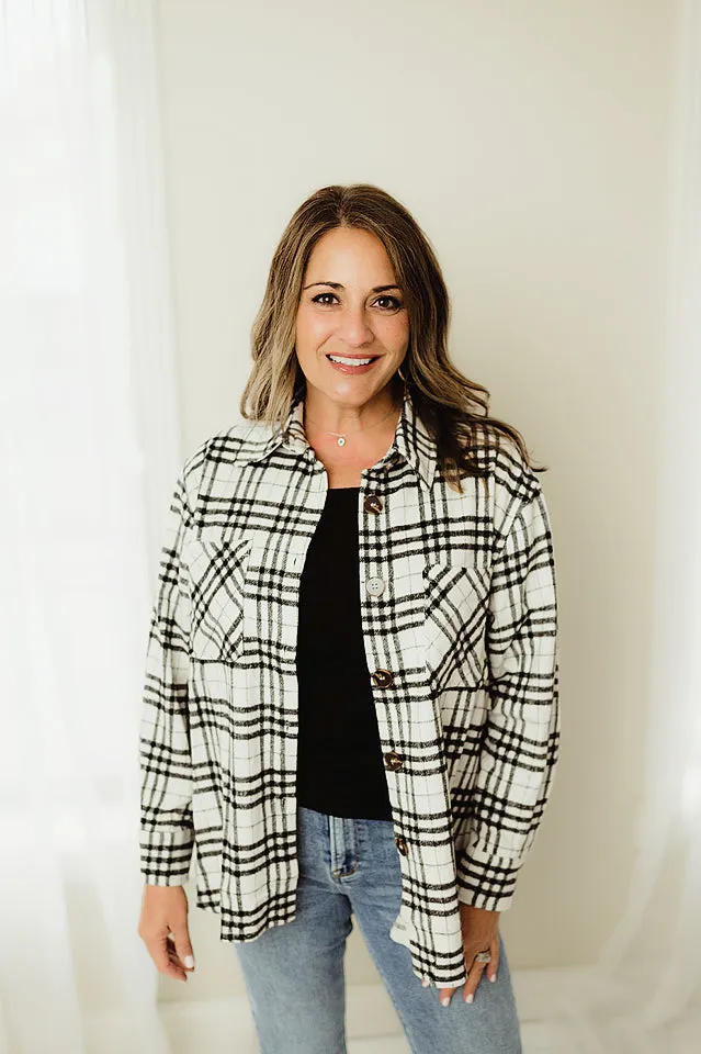 Plaid Oversized Shacket