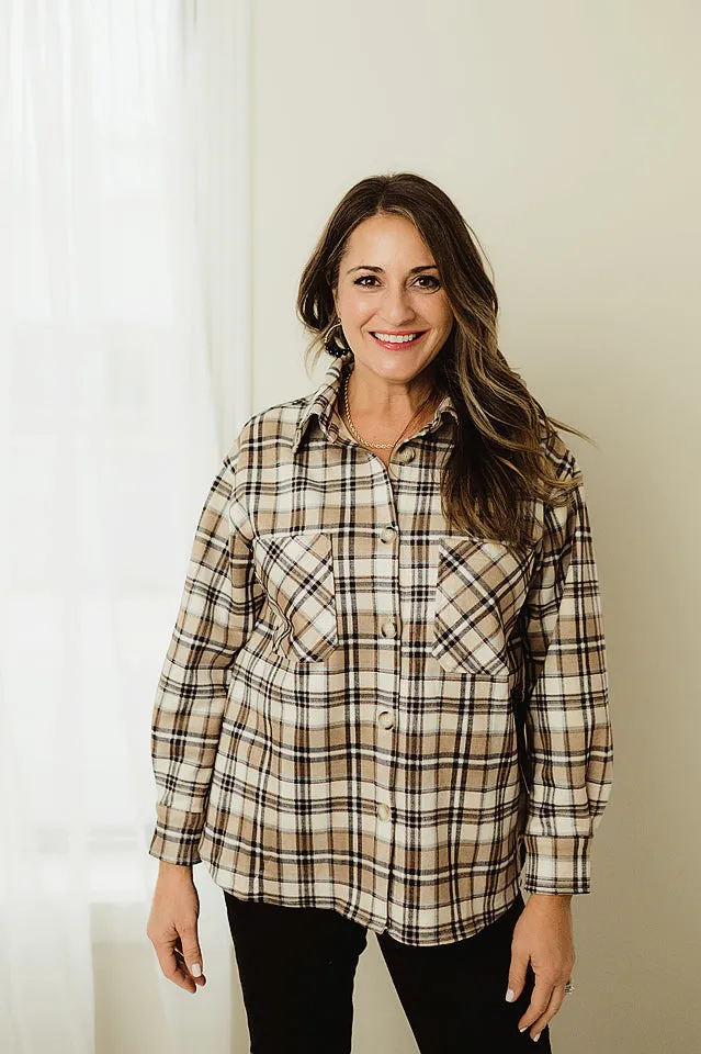 Plaid Oversized Shacket