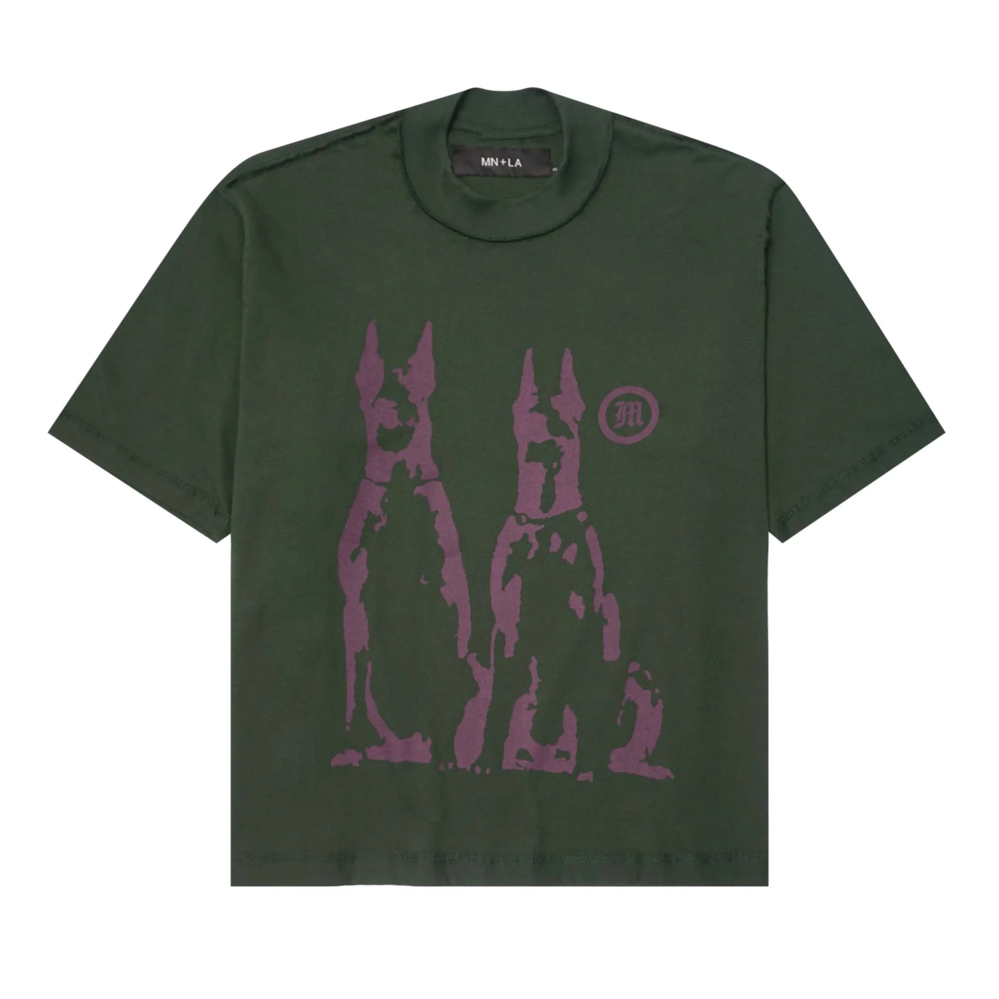 "HELL HOUNDS" TEE IN HUNTER GREEN