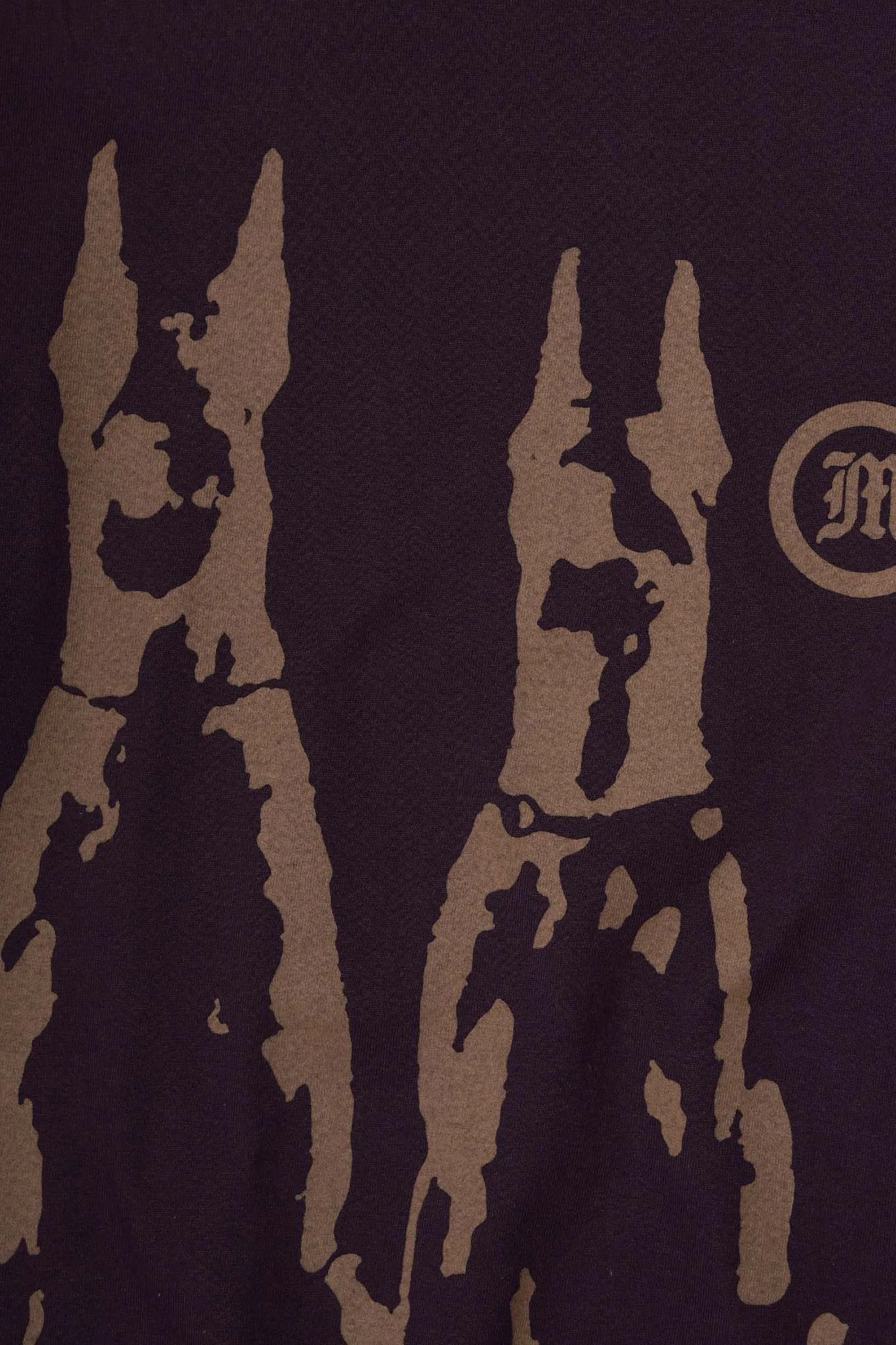 "HELL HOUNDS" TEE IN SHADOW PURPLE