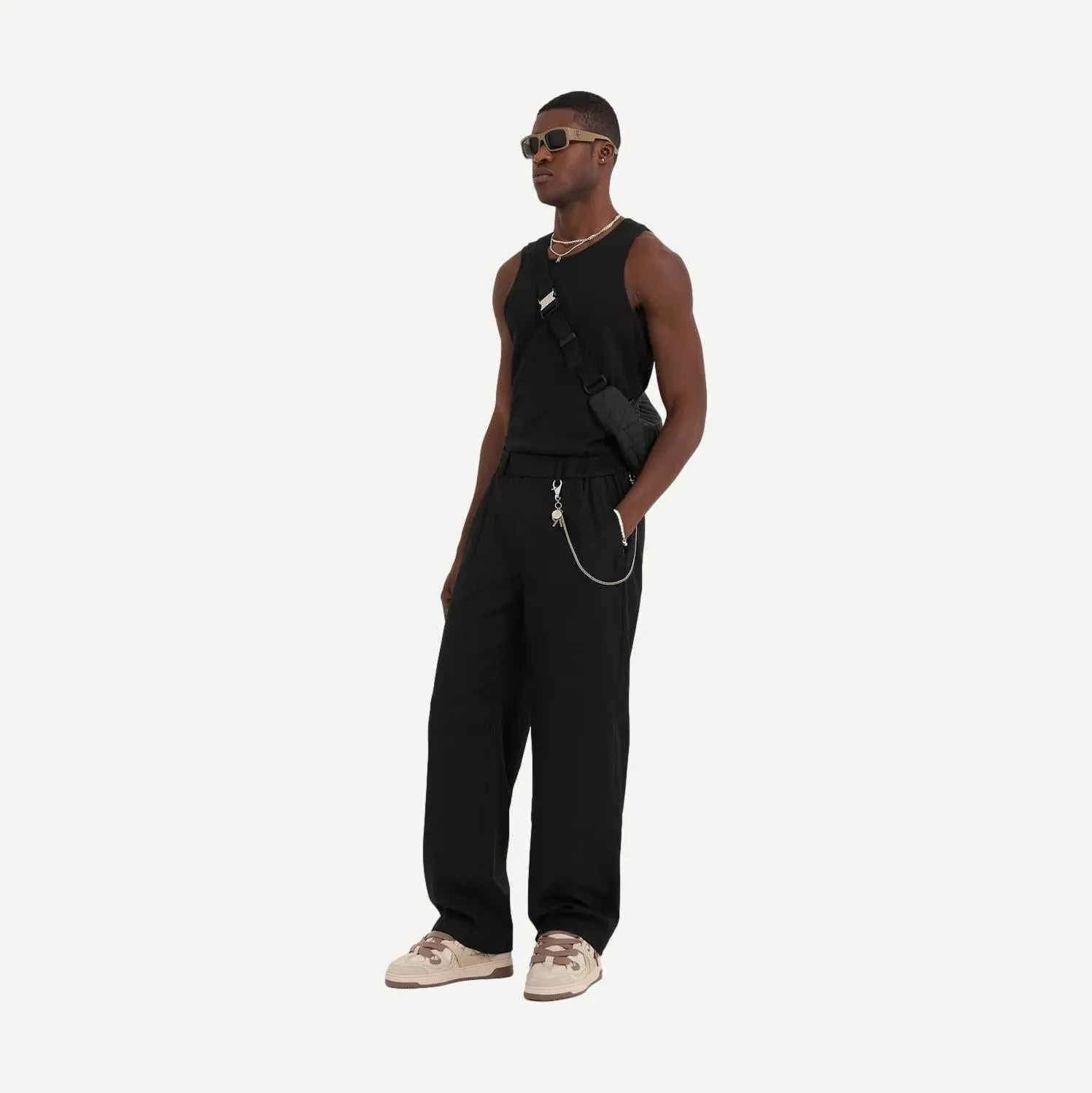 Relaxed Pants - Black