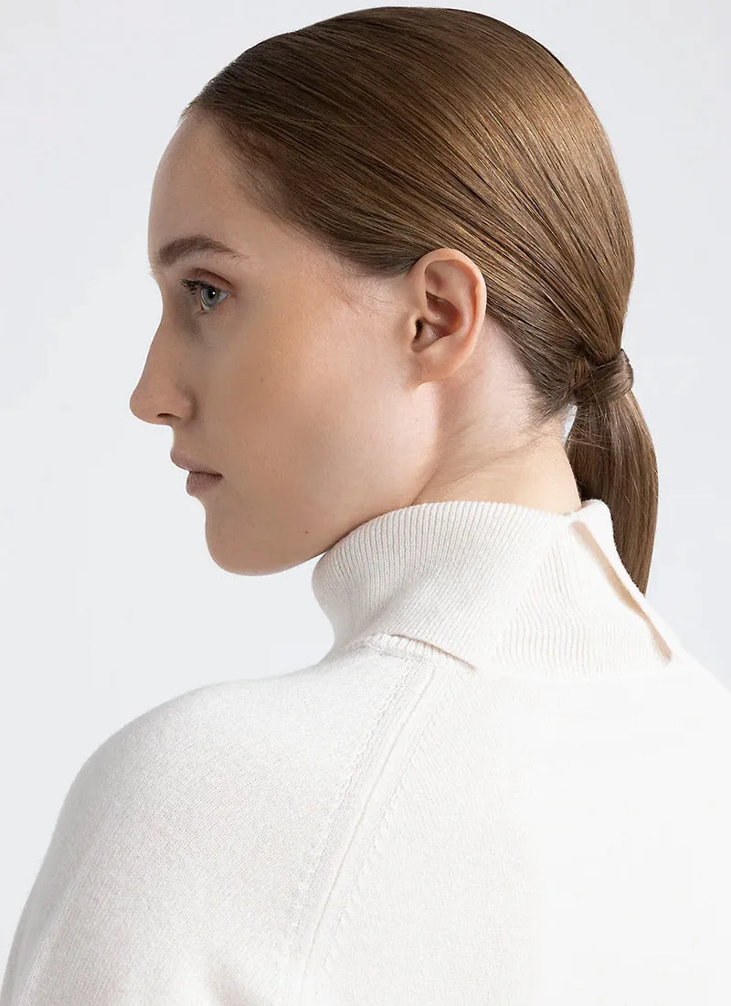 Roll Neck Sweater with Diamond Sequins