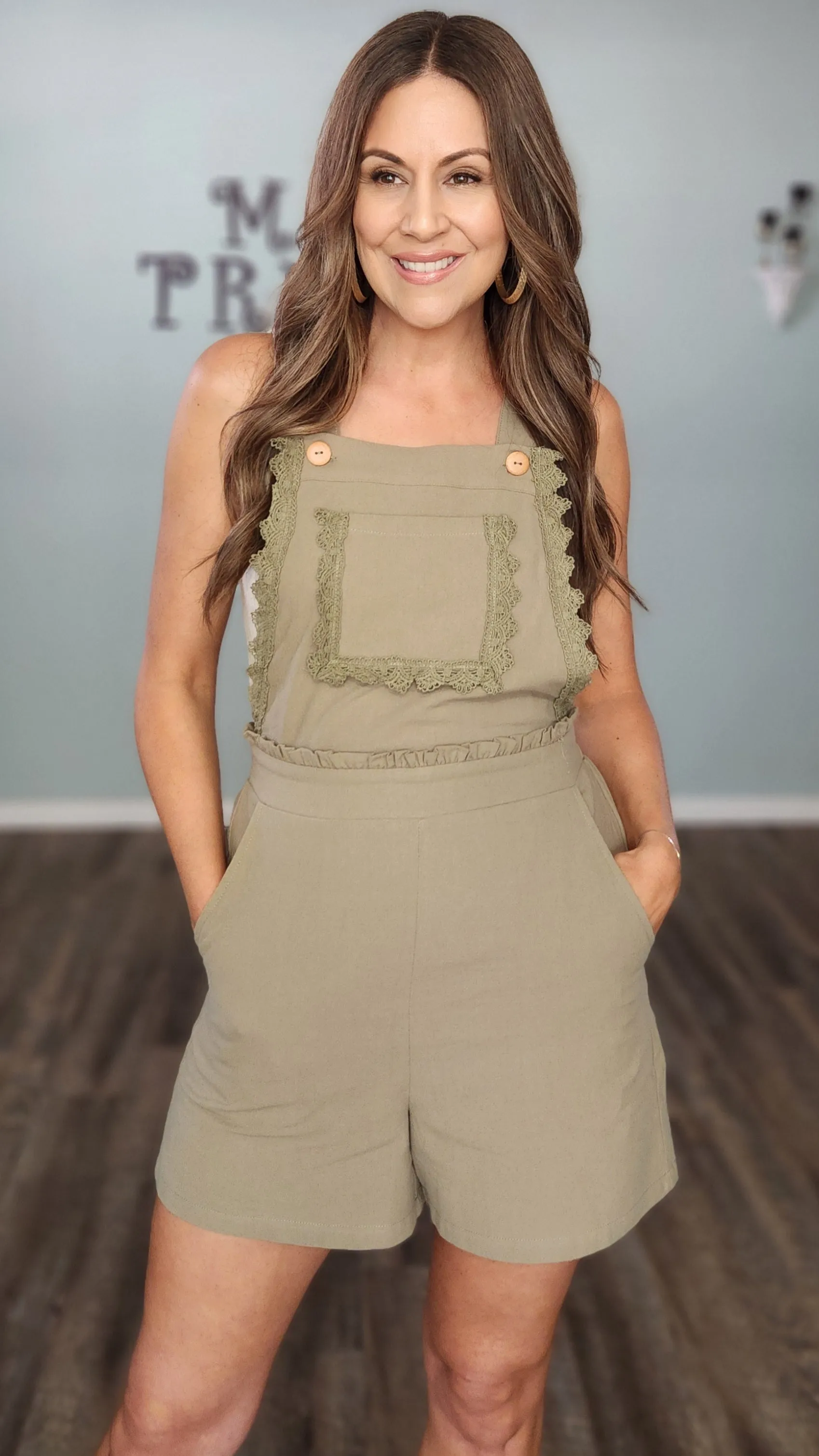 Style and Comfort Overalls-Olive