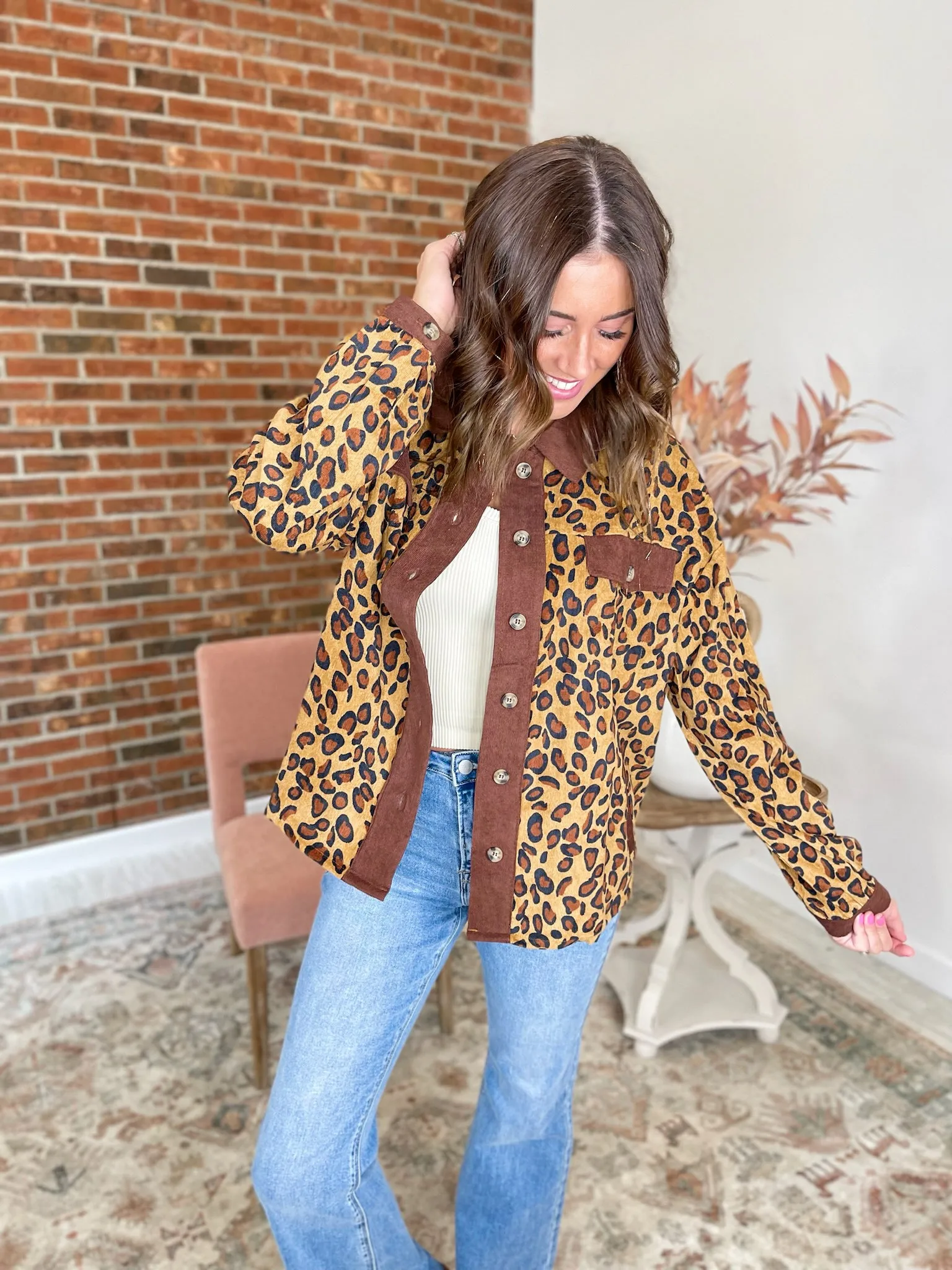 Take Cover Corduroy Shacket