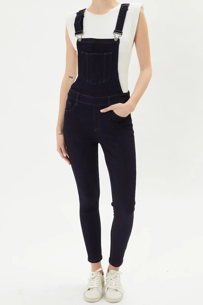 Topanga High Rise Ankle Skinny Overalls