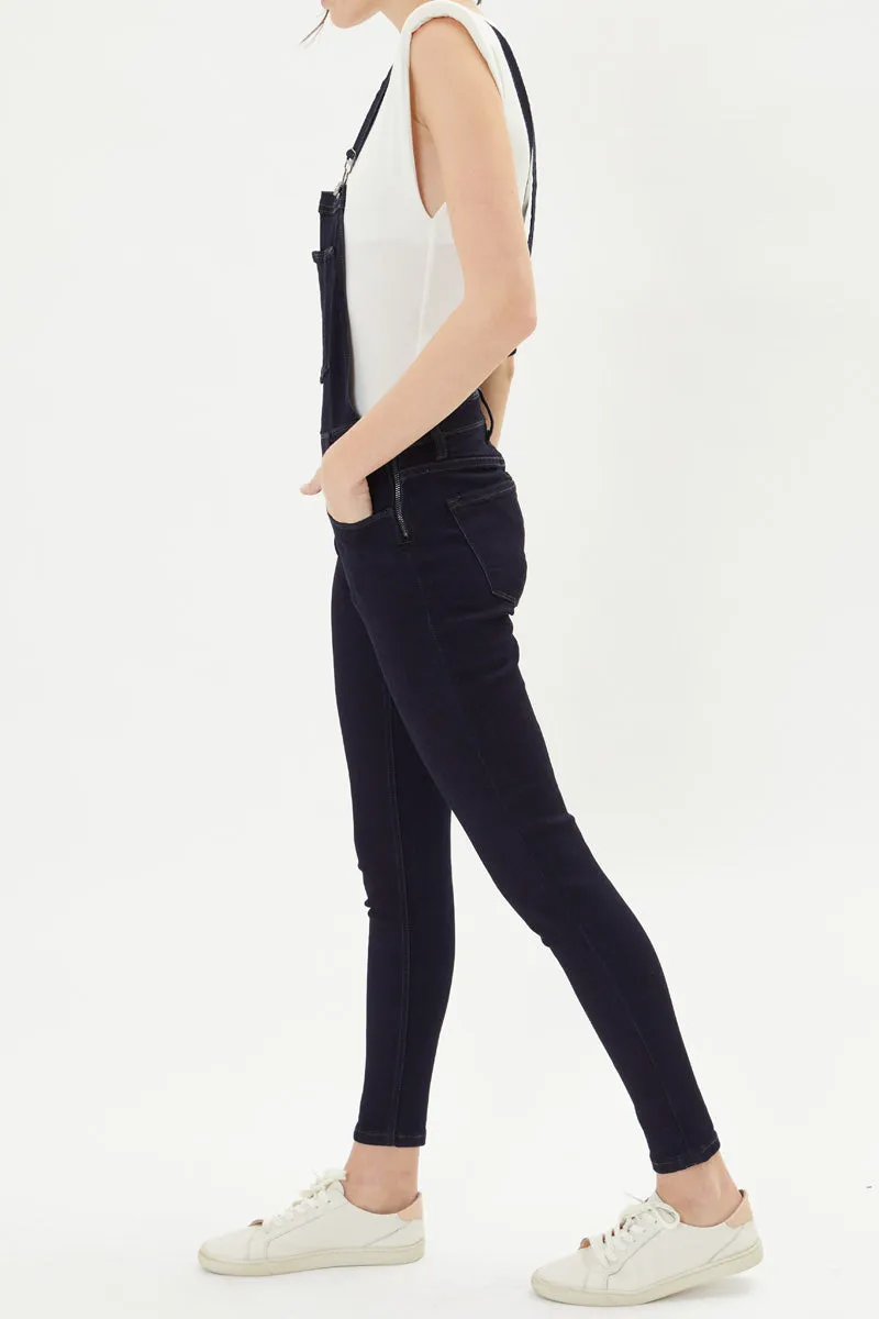 Topanga High Rise Ankle Skinny Overalls