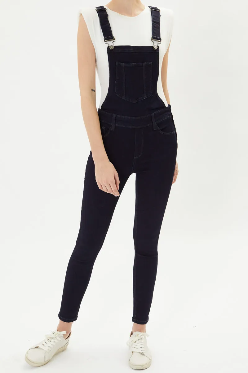 Topanga High Rise Ankle Skinny Overalls