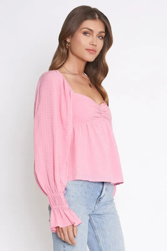 TULLA BABYDOLL BLOUSE
