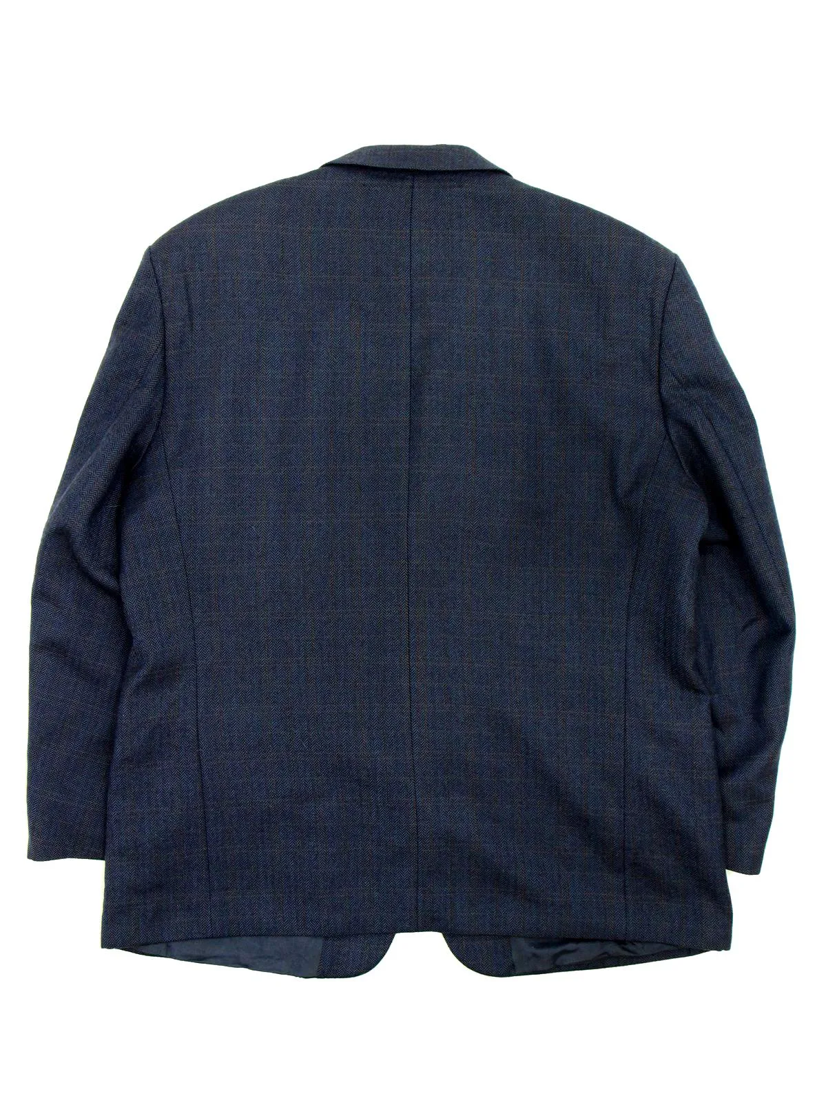 Vintage C&A Blue Check 40s Look Wool Jacket