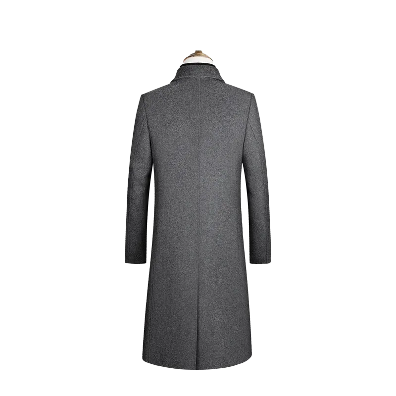 Wollanteil 30 %, neuer Wollmantel im Herbst und Winter, Herrenbekleidung, Mantel Herren, Wintermantel Herren, Mäntel für Herren, Herren Wintermantel
