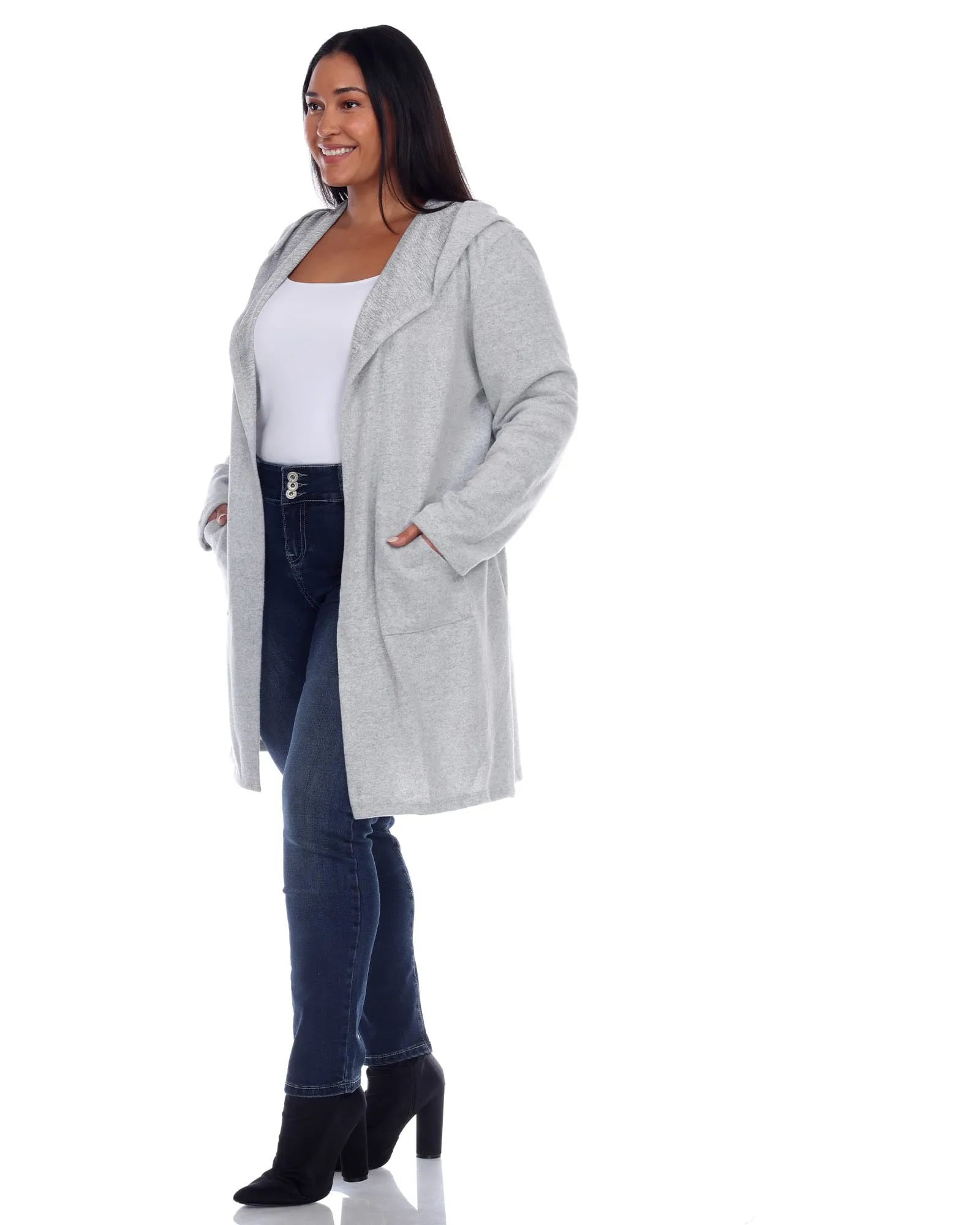 Womens North Cardigan | Heather Grey