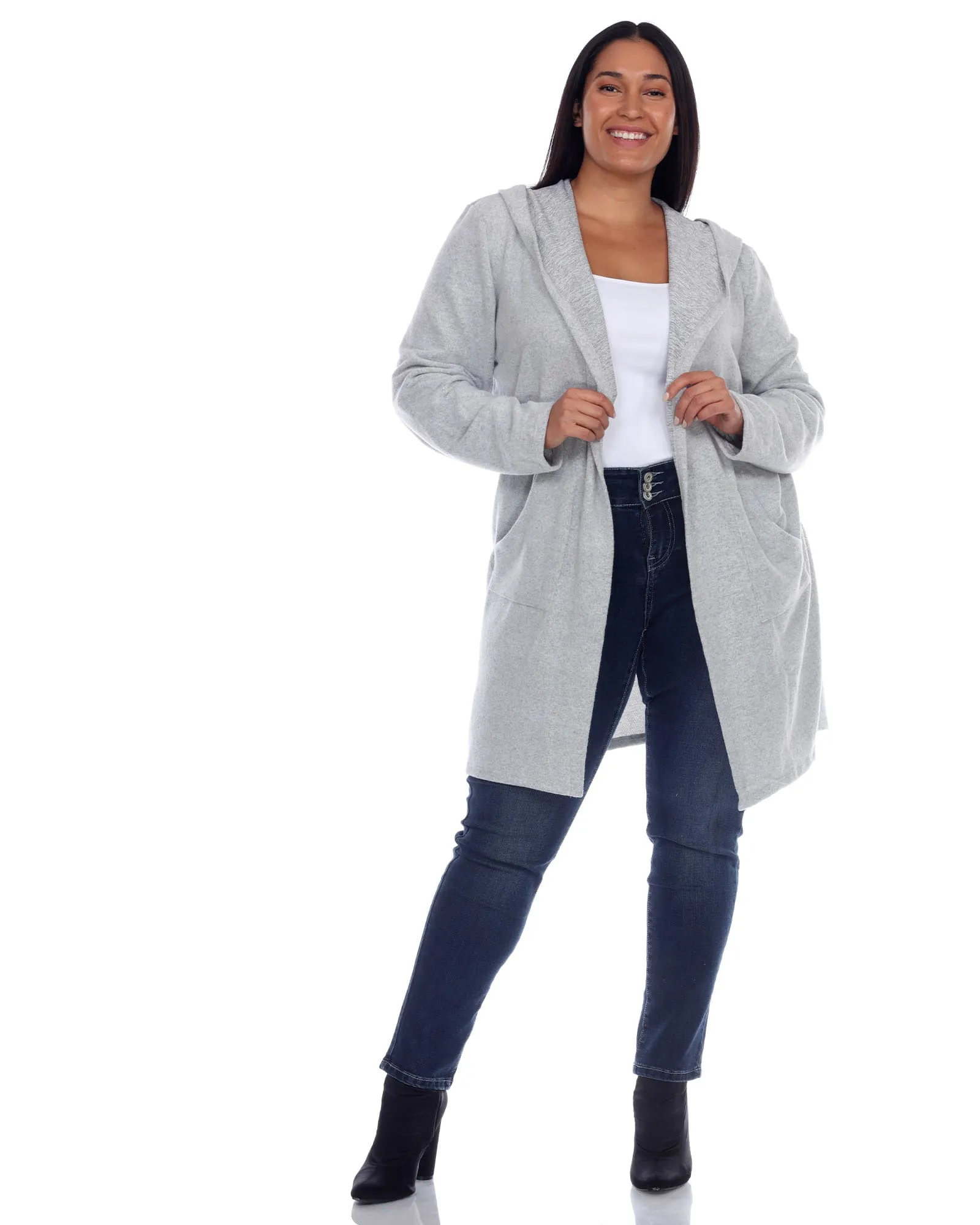 Womens North Cardigan | Heather Grey