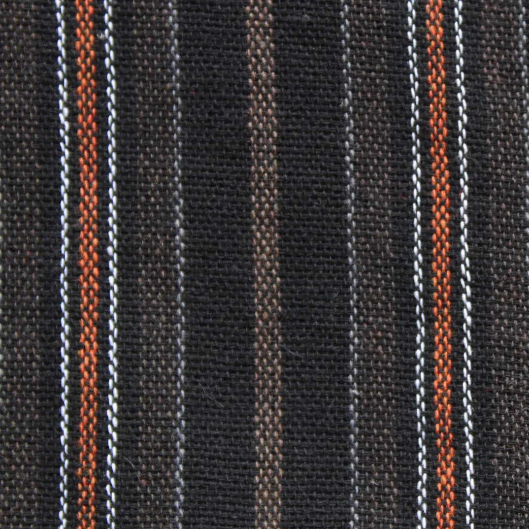 (XL) Black with Brown and an Orange stripe 0265