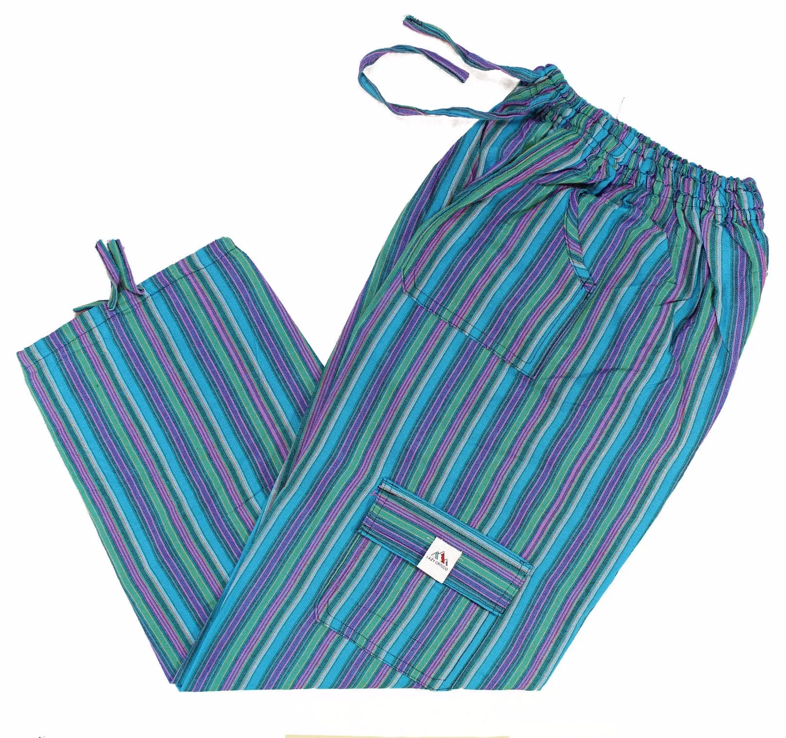 (XL) Bluish Greenish Almost Turquoise Lounge Pants 0075